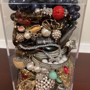 Vintage-Modern Jewelry Jar #AB 20